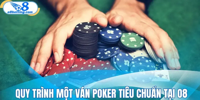 Tiến trình tổ chức một ván poker tiêu chuẩn